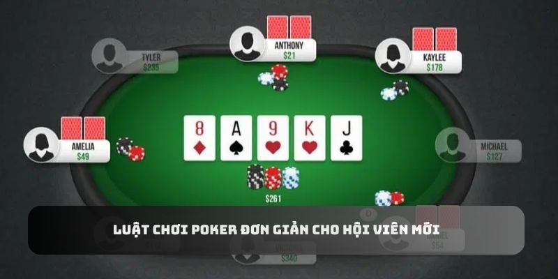 Luật chơi Poker đơn giản cho hội viên mới